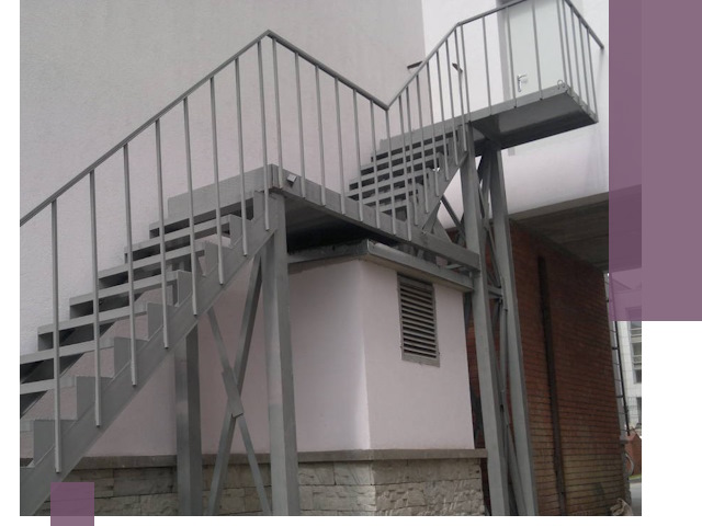 Монтаж пожарных лестниц под ключ в Орехове-Зуеве с гарантией качества