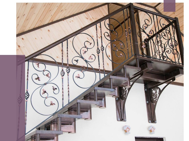 Кованые лестницы в Орехове-Зуеве от 81276 руб. под ключ