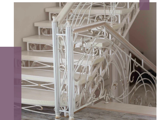 Изготовление кованых лестниц на заказ в Орехове-Зуеве от 88570 руб. | ПРОЛЁТ-Рхв