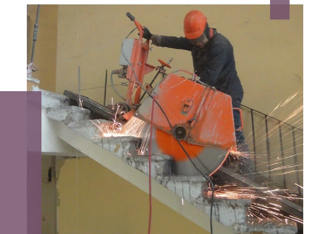 Демонтаж бетонных лестниц в Орехове-Зуеве от 4689 руб. за м2 | ПРОЛЁТ-Рхв