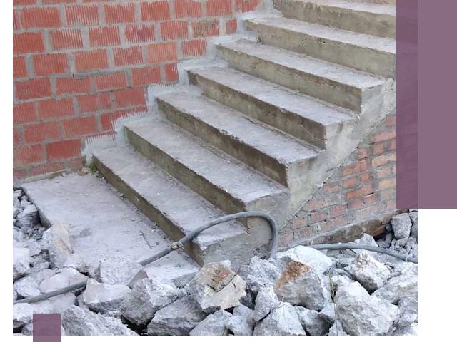 Демонтаж бетонных лестниц в Орехове-Зуеве: быстро и безопасно