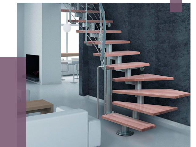 Модульные лестницы в Орехове-Зуеве от 17193 руб. — купить в ПРОЛЁТ-Рхв