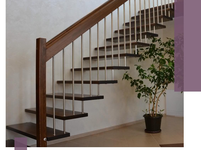 Лестницы на больцах под ключ в Орехове-Зуеве – изготовление и монтаж