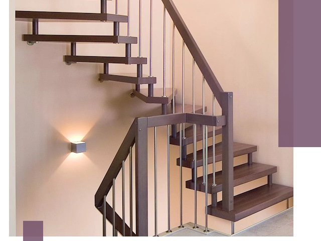 Изготовление лестниц на больцах в Орехове-Зуеве под ключ