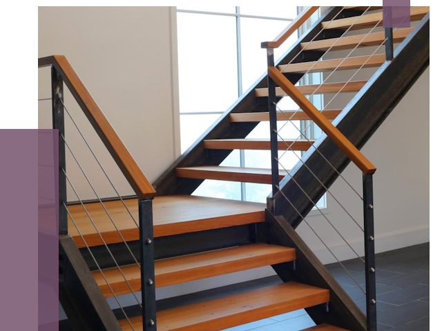 Изготовление лестниц на металлокаркасе в Орехове-Зуеве от 19277 руб. | ПРОЛЁТ-Рхв