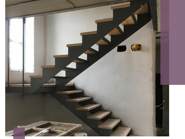 Изготовление лестниц на металлокаркасе в Орехове-Зуеве от производителя