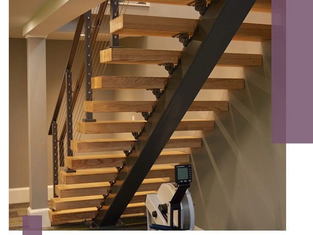 Лестницы на монокосоурах под ключ в Орехове-Зуеве - изготовление и монтаж