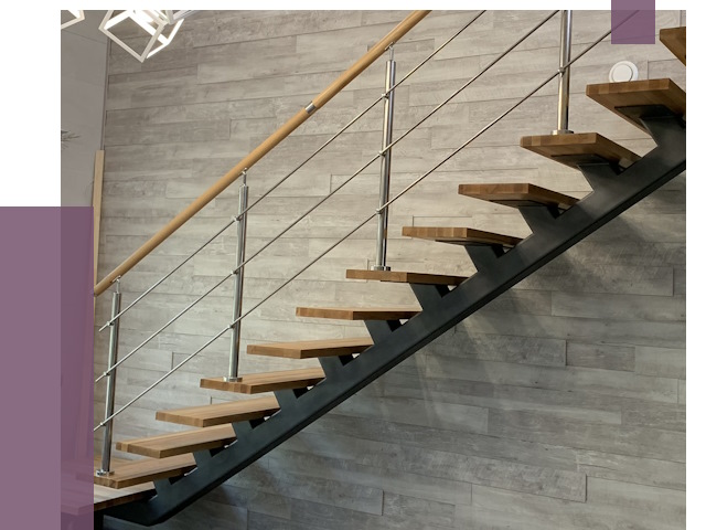 Изготовление лестниц на монокосоуре в Орехове-Зуеве от 77629 руб. 