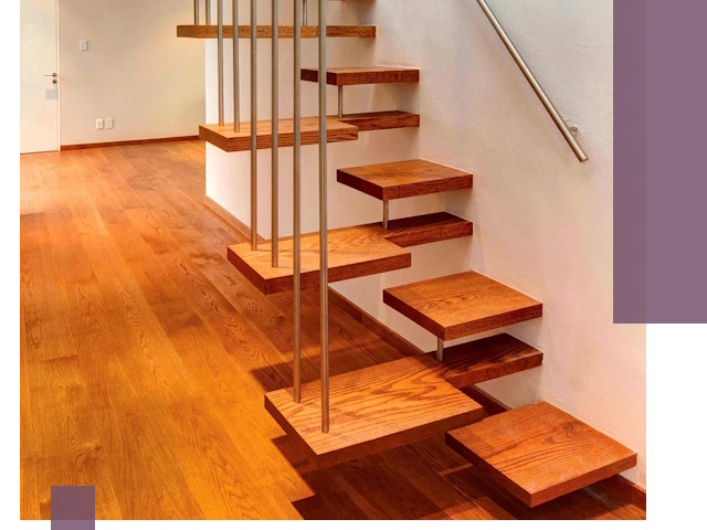 Лестницы «гусиный шаг» на заказ в Орехове-Зуеве для узких пространств