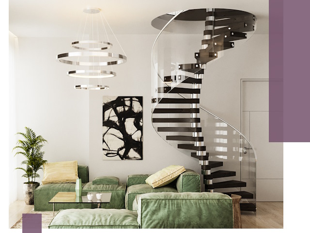 Лестницы для двухуровневой квартиры в Орехове-Зуеве — изготовление и монтаж