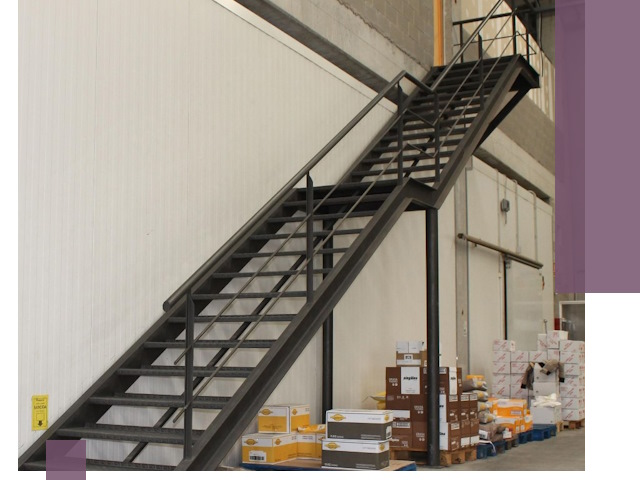 Лестницы для производства в Орехове-Зуеве — изготовление и монтаж