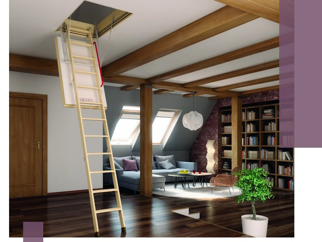 Чердачные лестницы под ключ в Орехове-Зуеве: изготовление и монтаж