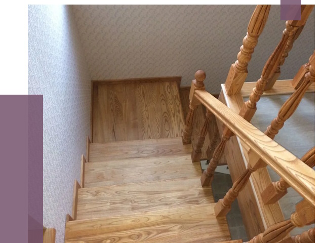 Сосновые лестницы в Орехове-Зуеве под ключ от 8232 руб.  | ПРОЛЁТ-Рхв