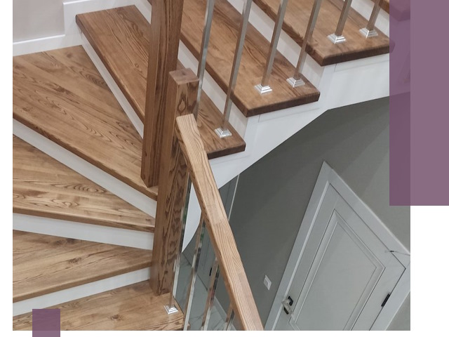 Обшивка металлических лестниц под ключ в Орехове-Зуеве