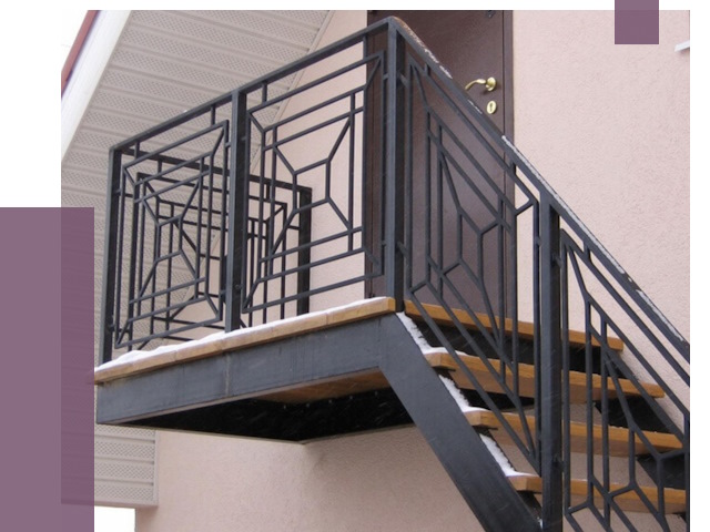 Металлические перила в Орехове-Зуеве от 4376 руб.  | ПРОЛЁТ-Рхв