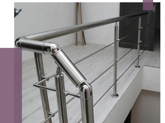 Перила из нержавеющей стали в Орехове-Зуеве от 9170 руб. под ключ | ПРОЛЁТ-Рхв