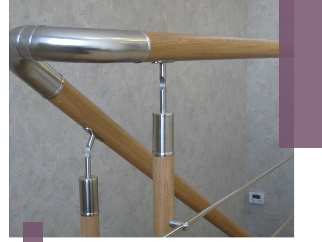 Комбинированные перила на заказ в Орехове-Зуеве — монтаж и производство