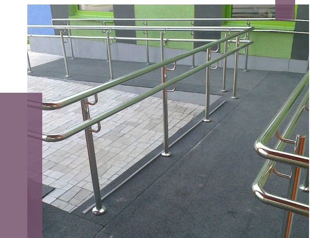 Ограждения пандусов в Орехове-Зуеве от 4429 руб. монтаж | ПРОЛЁТ-Рхв