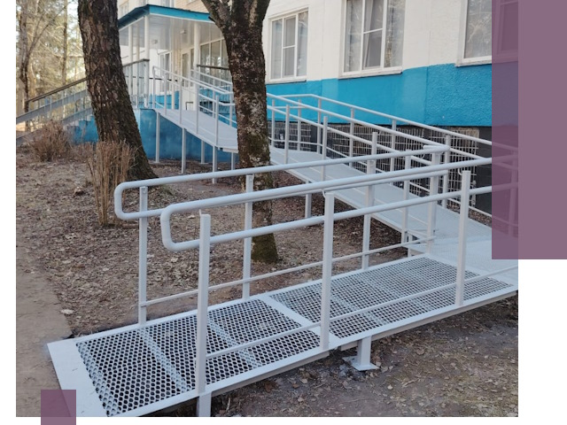 Пандусы под ключ в Орехове-Зуеве: изготовление, монтаж и демонтаж