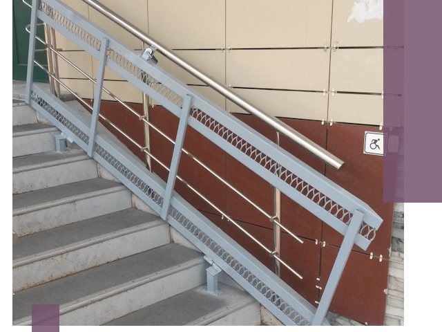 Изготовление откидных пандусов под ключ в Орехове-Зуеве