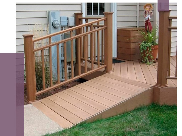 Пандус на крыльцо в Орехове-Зуеве под ключ от 7919 руб. 