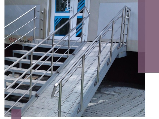 Пандус на крыльцо под ключ в Орехове-Зуеве: монтаж и изготовление