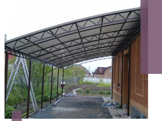 Профессиональный монтаж навесов под ключ в Орехове-Зуеве