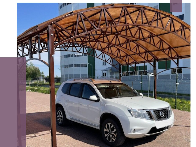 Недорогие навесы в Орехове-Зуеве от 43764 руб.  | ПРОЛЁТ-Рхв