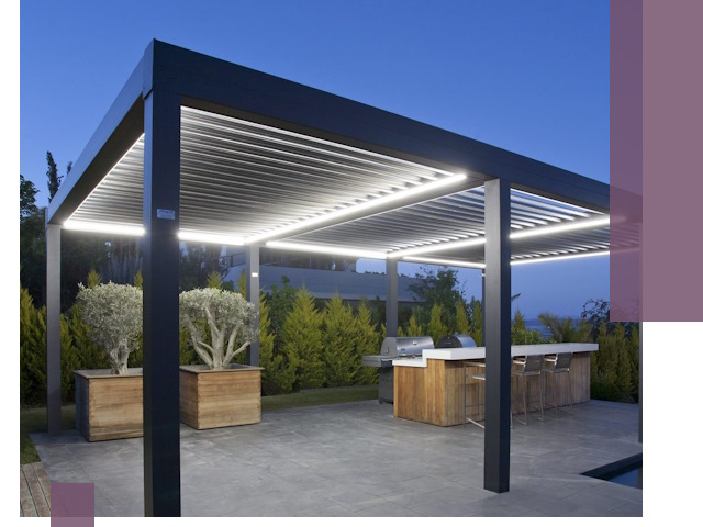 Навесы отдельно стоящие под ключ в Орехове-Зуеве из металла и поликарбоната