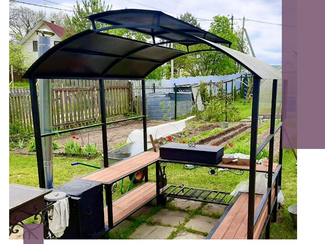 Навесы для барбекю в Орехове-Зуеве: изготовление, монтаж и демонтаж