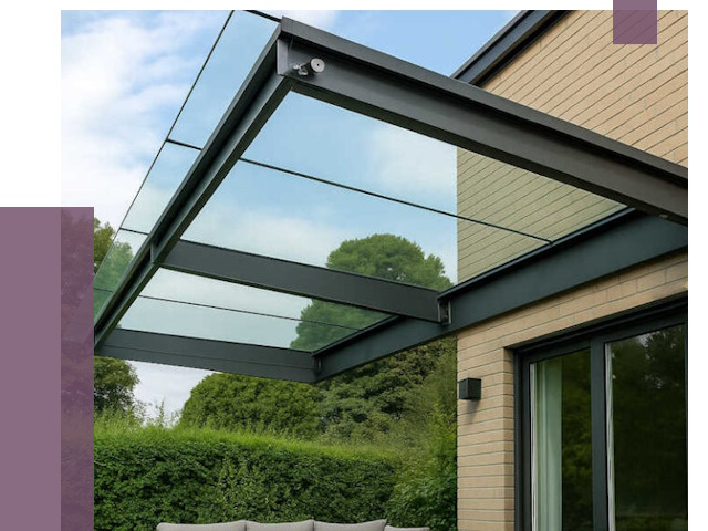 Стеклянные навесы и козырьки в Орехове-Зуеве от 12504 руб.