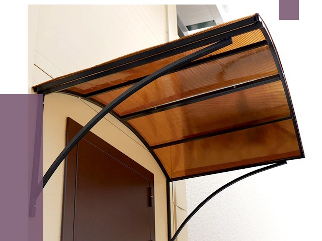 Недорогие козырьки в Орехове-Зуеве от 7732 руб.  | ПРОЛЁТ-Рхв