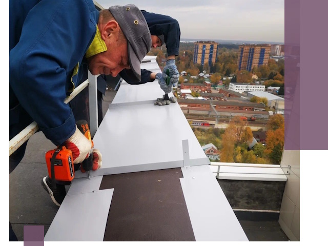 Монтаж парапетов в Орехове-Зуеве — установка прочных металлических ограждений