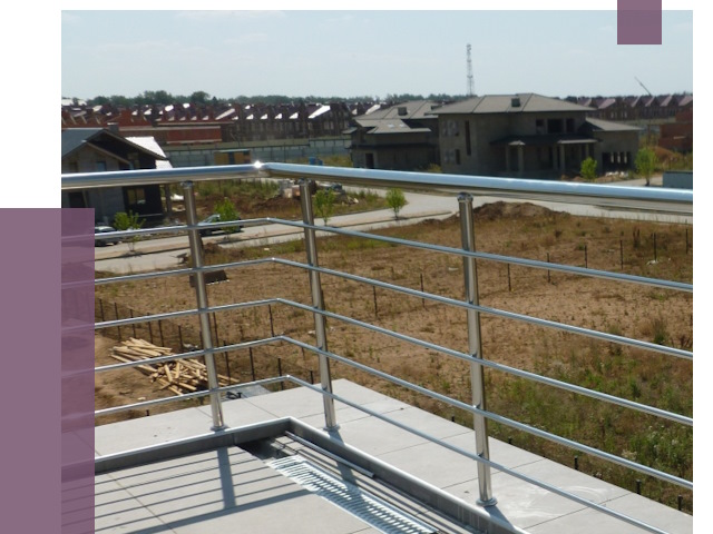 Парапеты из нержавеющей стали в Орехове-Зуеве от 8128 руб. за м² | ПРОЛЁТ-Рхв