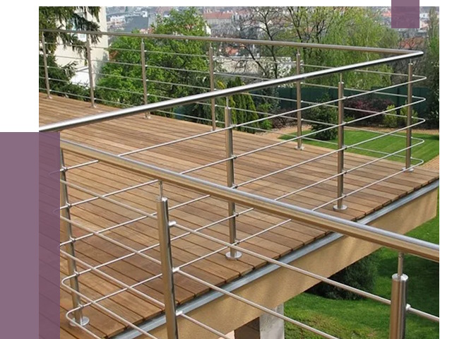 Алюминиевые парапеты в Орехове-Зуеве под ключ от 7919 руб. 