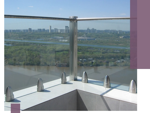 Стеклянные парапеты премиум класса в Орехове-Зуеве для домов и бизнесов