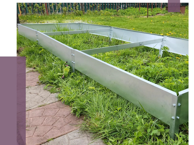 Металлические бордюры для грядок в Орехове-Зуеве от 1824 руб. 