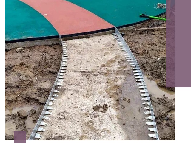 Металлические бордюры для дорожек в Орехове-Зуеве — монтаж и изготовление