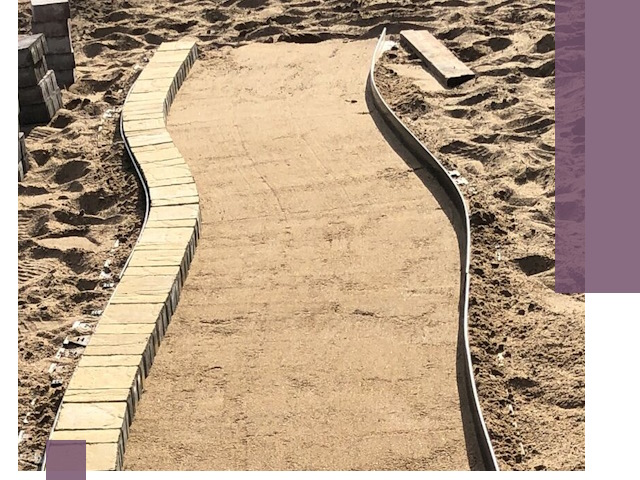 Металлические бордюры для тротуаров в Орехове-Зуеве — прочные и долговечные