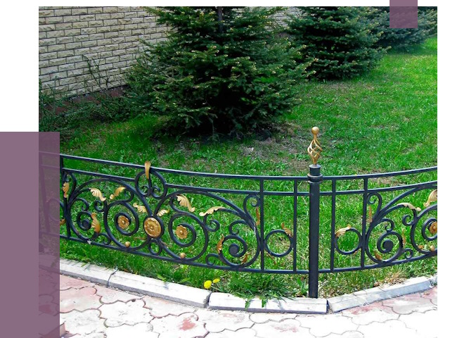 Кованые газонные ограждения в Орехове-Зуеве от 7763 руб. — ПРОЛЁТ-Рхв