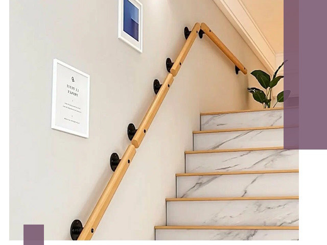 Поручни металлические и деревянные под ключ в Орехове-Зуеве