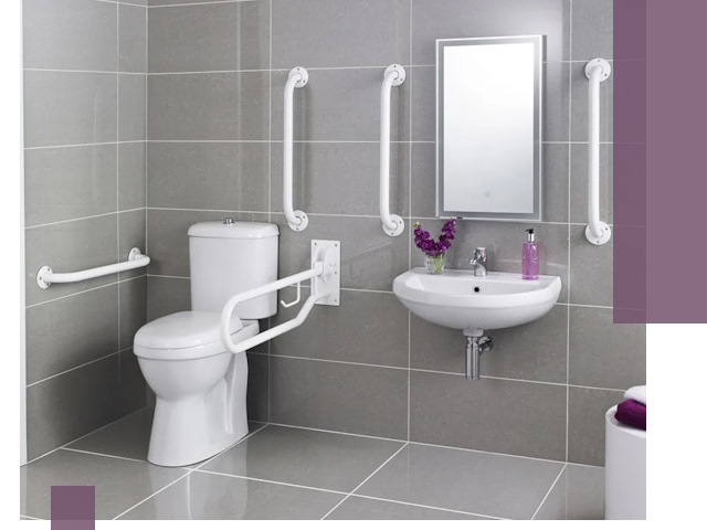 Поручни для санузлов в Орехове-Зуеве: установка, ремонт и монтаж